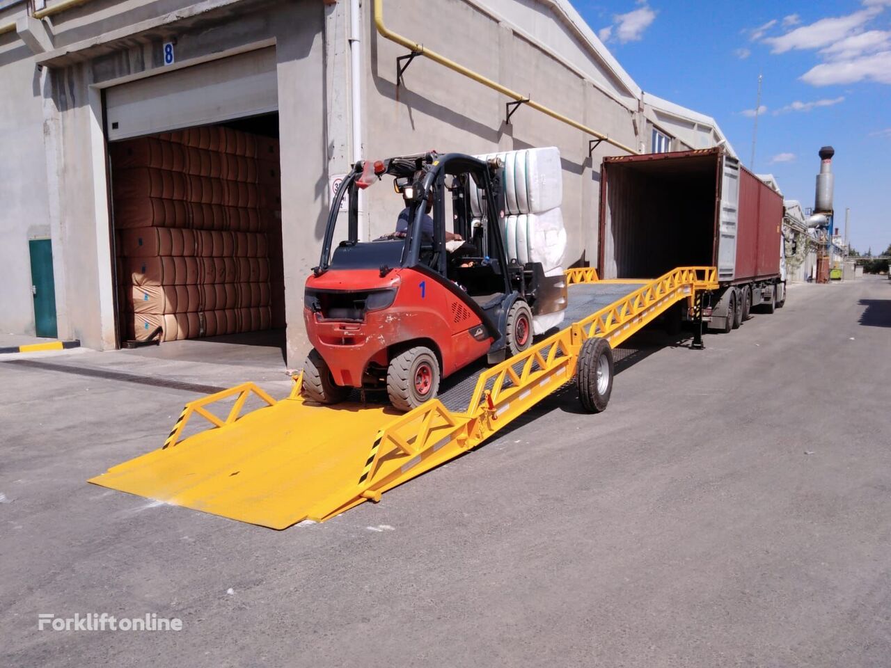 nova nakladalna rampa RAMPEX 4 whell Mobile Loading Ramp